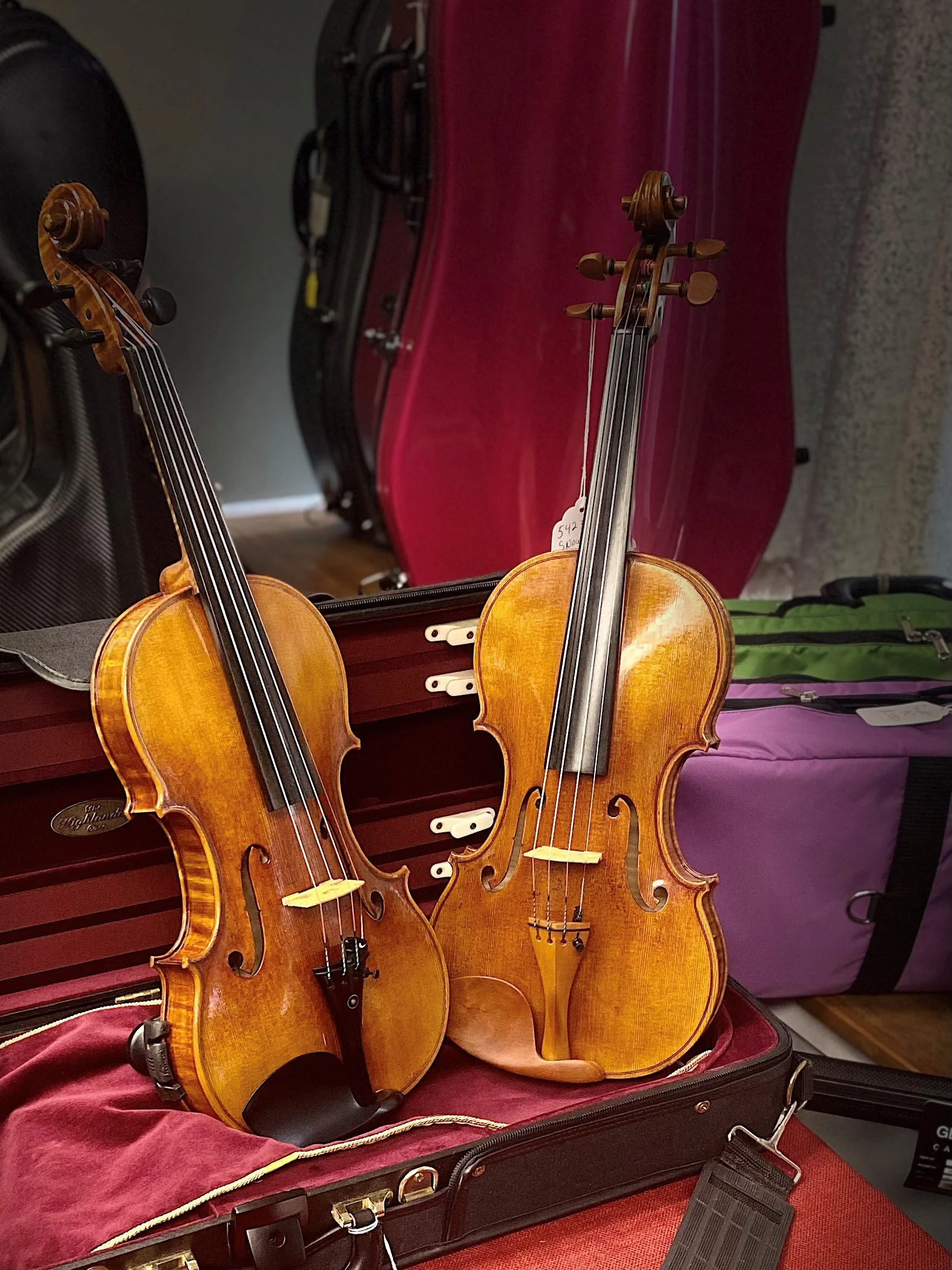 Violins and More of Lynchburg now carries Snow Violins.